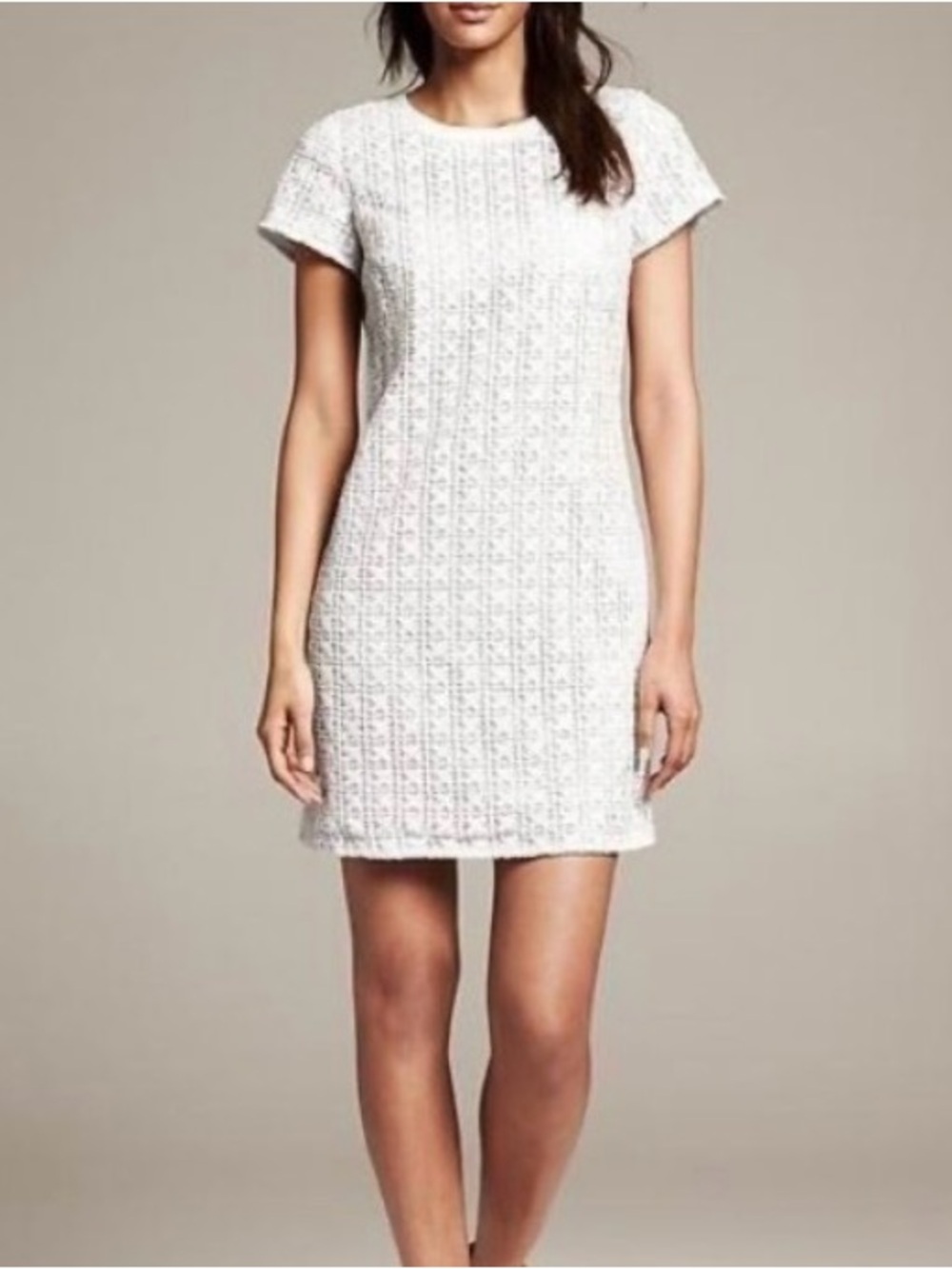 Banana Republic Ivory Lace Mini Dress Size 2/XS
